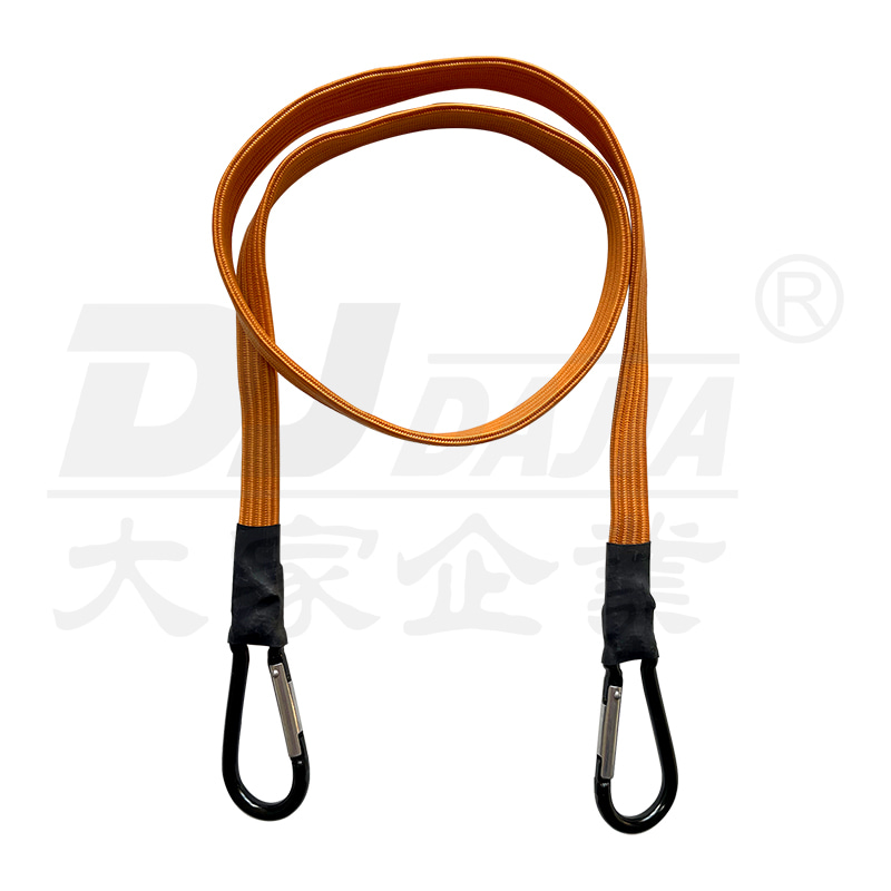Ganci in acciaio a iniezione in plastica da 17 mm di bungee piatti