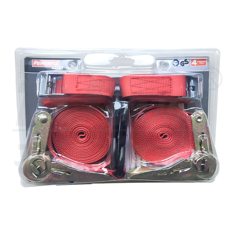 Cinghia con fibbia per camme motociclistica con ganci